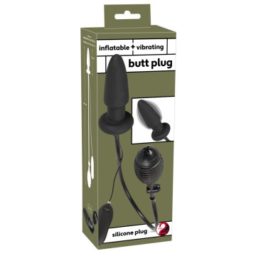 plug anale nero in silicone...