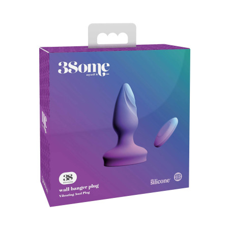 Vibratore anale con telecomando in silicone Anal plug