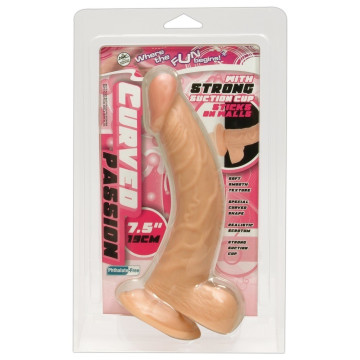 Dildo realistico curved natural passion fallo realistico