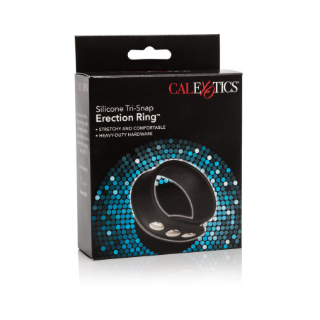 Anello per pene Silicone 3-Snap Erection Ring