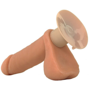 Vibratore Realistico vibating 8 caramel perfect the D