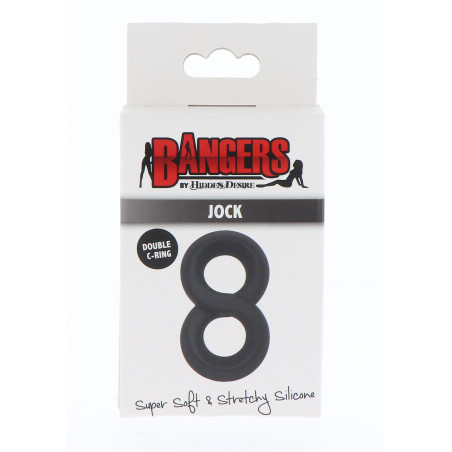 Anello fallico doppio Soft Silicone Jock C-Ring