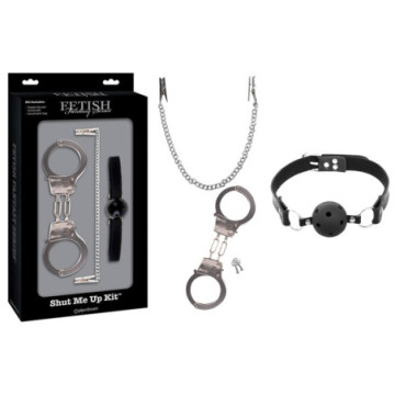 Kit bondage Limited edition bdsm black morso manette morso