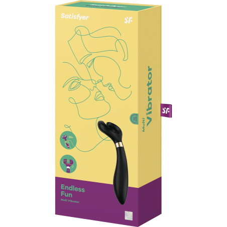 Vibratore per coppia Satisfyer Partner Multifun 3 Black