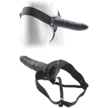 Fallo dildo indossabile strap on cavo Real Rapture 8 Black