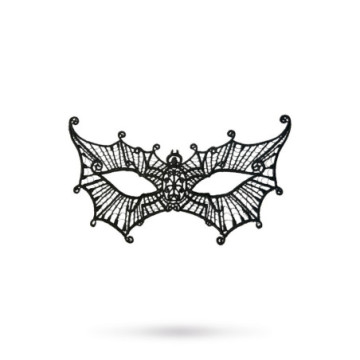 Maschera nera sexy erotic night black edition spider