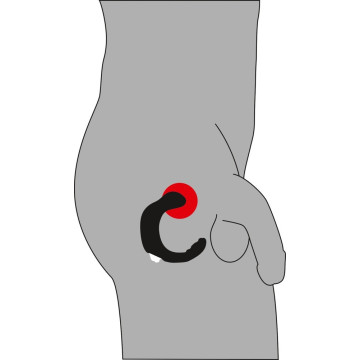 Vibratore Anale maschile per stimolazione prostata dildo in silicone