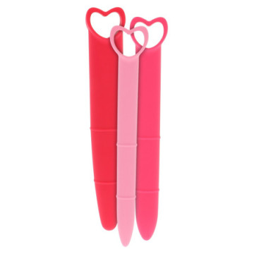 Silicone vaginal dilators