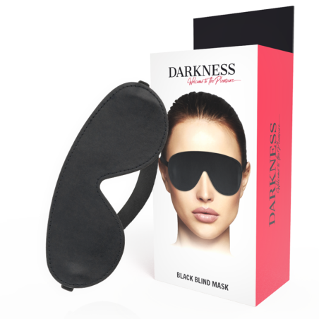 Maschera occhi fetish Darkness Black blind mask