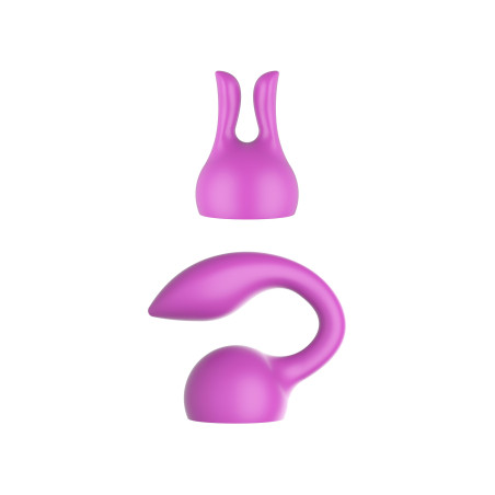 Accessori fucsia per massaggiatore wand Attachments Personal Massager