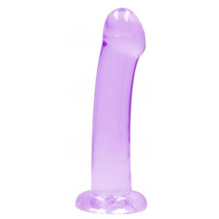 Dildo con ventosa viola Non Realistic Dildo Suction Cup - Purple 17 cm