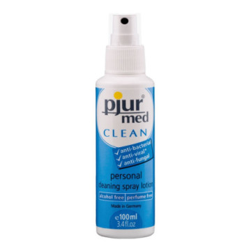 Spray pulitore sanificatore intimo detergente pjur med clean 100 ml