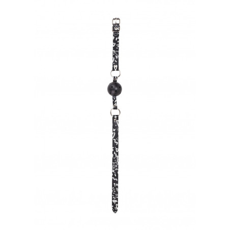 Morso Breatheable Ball Gag - Love Street Art Fasion - Black