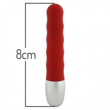 Vibratore vaginale anale stimolatore rosso mini fallo vibrante stimolatore clitoride