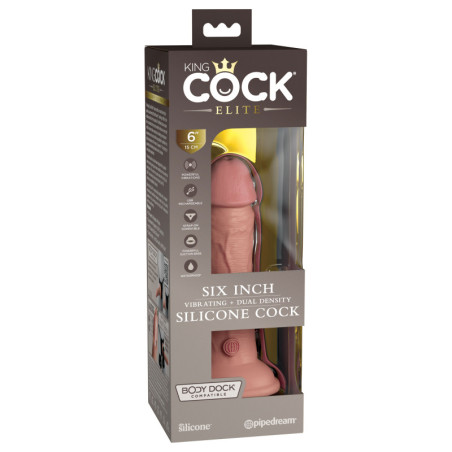 Vibratore 6 Inch 2Density Vibe Cock
