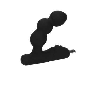 vibratore prostata maschile stimolatore prostatico in silicone nero stimolatore rebel nero