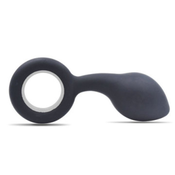 Plug anale dildo nero in silicone the black baloon fallo stimolatore butt