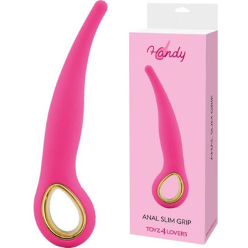 Vibratore dildo vibrante anale vaginale ricaricabile in silicone anal slim plug