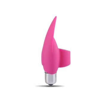 stimolatore clitoride vibratore vaginale in silicone mini fallo vibrante sex toys rosa fan vane