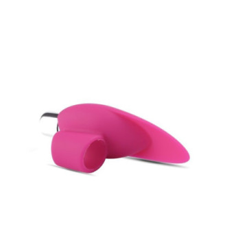 stimolatore clitoride vibratore vaginale in silicone mini fallo vibrante sex toys rosa fan vane