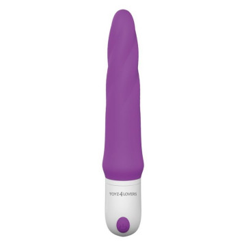Vibratore in silicone realistico vaginale anale dildo fallo vibrante in silicone unicorn vibe purple