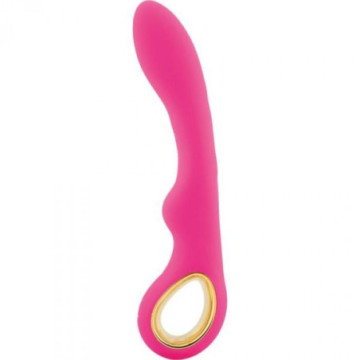 Vibratore vaginale in silicone dildo ricaricabile vibromassaggiatore fallo vibrante realistico rosa