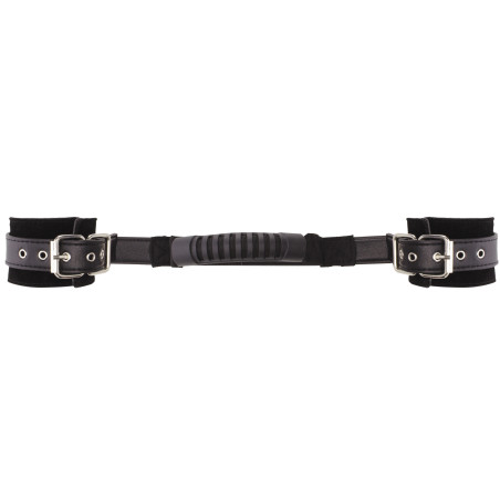 Cintura con manette Adjustable Leather Handcuffs - Black