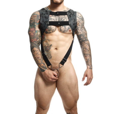 Imbragatura grigio militare DNGEON Top Cockring Harness PREZZO:	€ 16,50