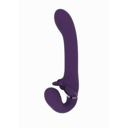 Vibratore indossabile senza cintura Satu - Purple