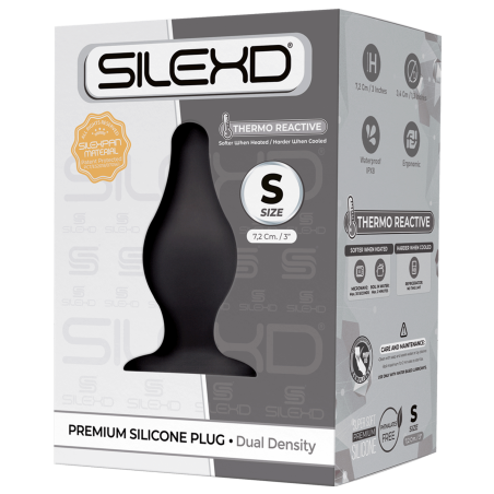 Plug con ventosa Model 2 S 7.2 cm Black