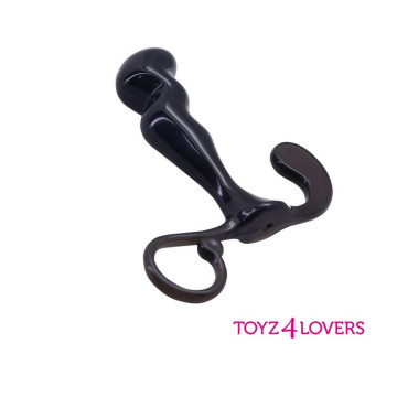 Stimolatore prostatico dildo anale nero fallo per prostata per uomo