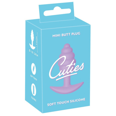 Plug anale Mini Butt Plug cuties viola
