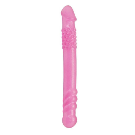 Fallo vaginale realistico doppio dildo anale cock pink mini sex toy donna