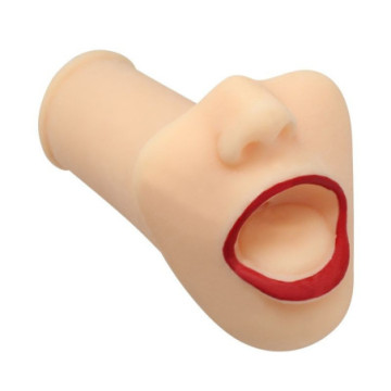 Masturbatore realistico bocca stimolatore per pene maschile