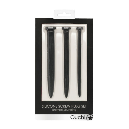 kit uretrale Silicone Rugged Nail Plug Set