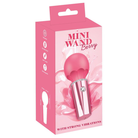 Stimolatore Vaginale Vibratore Mini Wand Berry