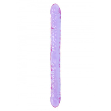 Fallo doppio Dildo crystal jellies double dong 18