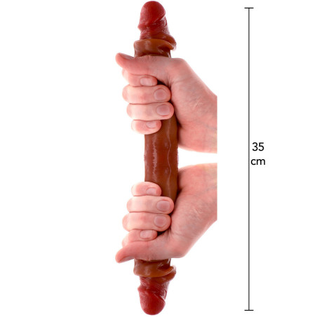 Dildo doppio realistico in silicone ToyJoy 35 cm