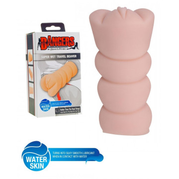 Masturbatore realistico vagina finta per masturbazione maschile Super Wet Travel Beaver