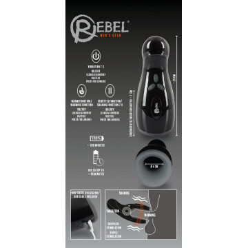 Masturbatore realistico automatico per uomo vagina finta vibrante riscaldante