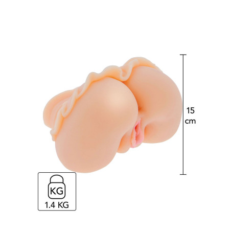 Masturbatore ultra realistico ano e vagina aperta Upskirt College Slut Hidden Desire