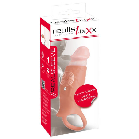 Guaina per pene vibrante Realsleeve Open Realisticxxx