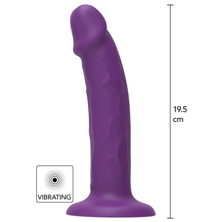 Dildo Finto Realistico Vibrante Viola