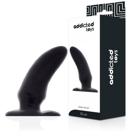 Plug anale liscio curvo Addicted Toys