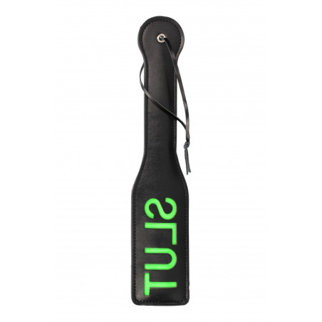 Sculacciatore 'Slut'' Paddle Glow in the Dark