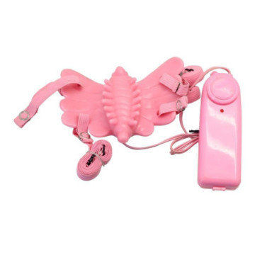 Stimolatore vaginale vibratore indossabile per dona pink moth
