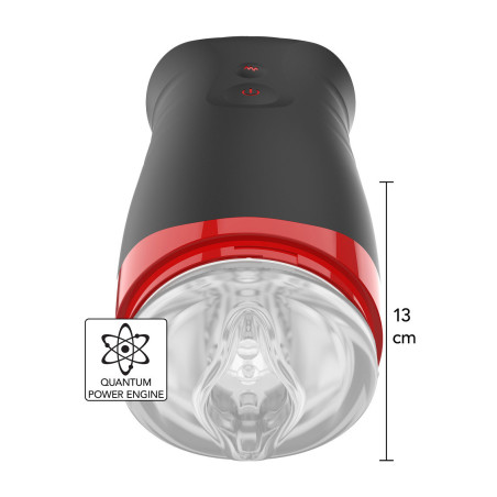 Masturbatore per pene vibrante ricaricabile Fusion X Quantum Hidden Desire