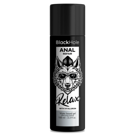 Lubrificante sessuale dilatatore anale a base d'acqua Black Hole 100 ml