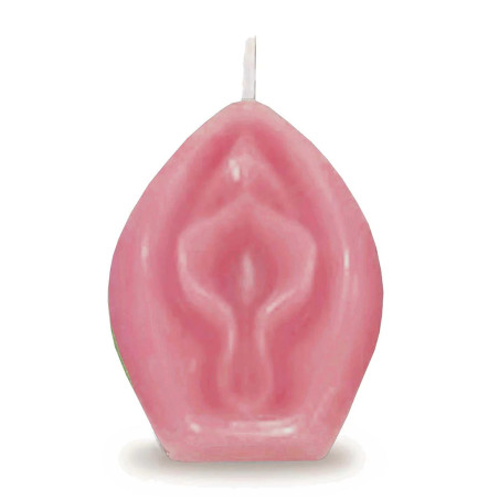 Candela erotica a forma di vagina profumo intenso di vaniglia Eden's Candle