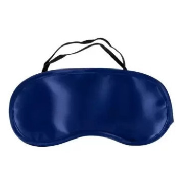 Mascherina in seta blu...